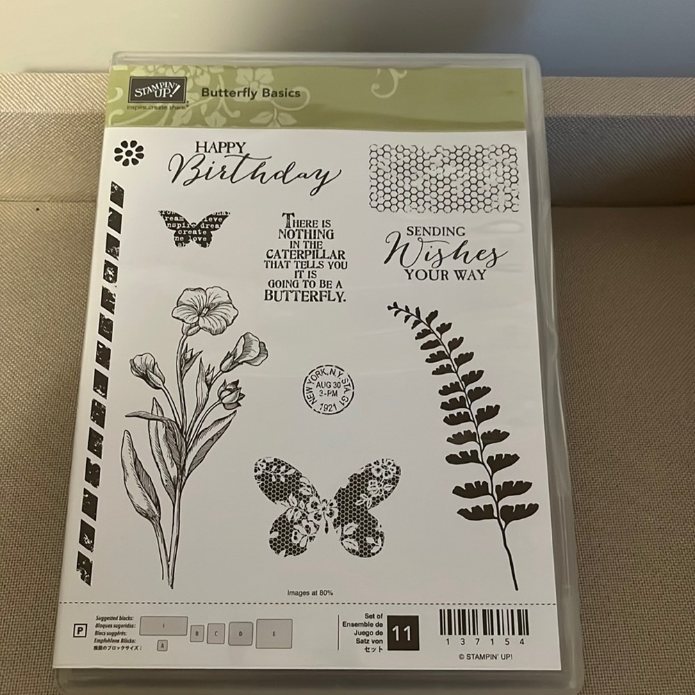 Stampin Up Butterfly Basics & Dies